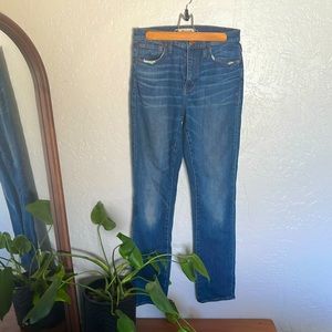 Madewell high rise slim boy jeans 26